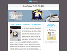 Tablet Screenshot of churchmagnet.com